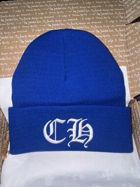 CHROME HEARTS BLUE WATCH CAP